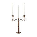 3 Metal Burma Candlestick