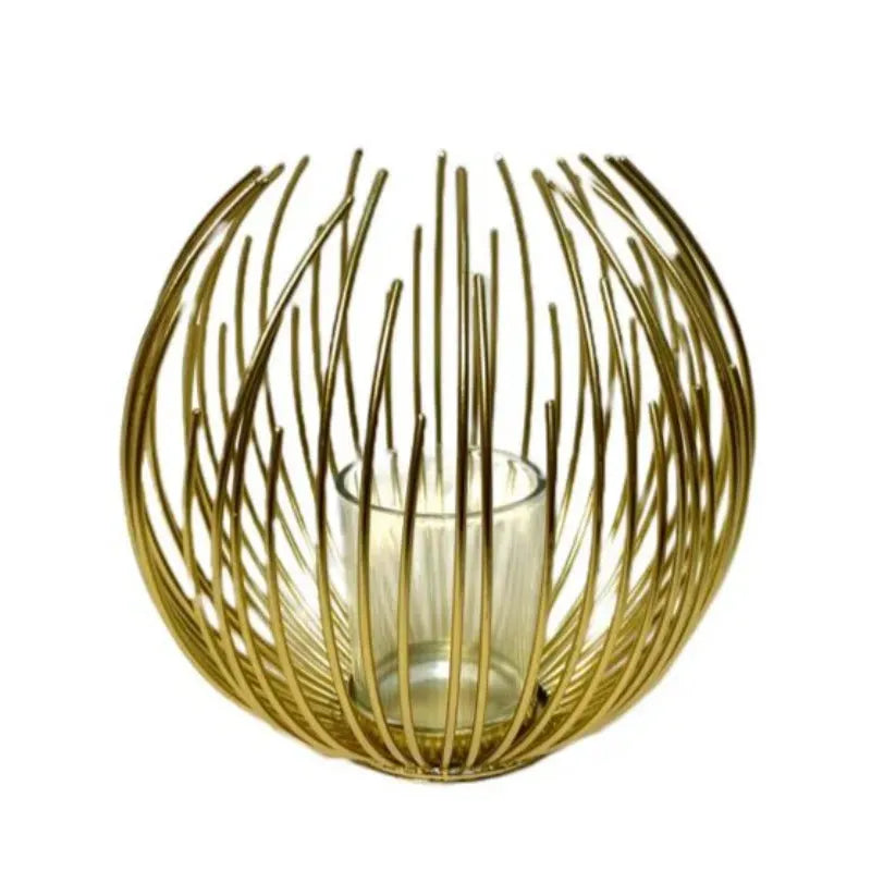 Metal Wire Candle Holder