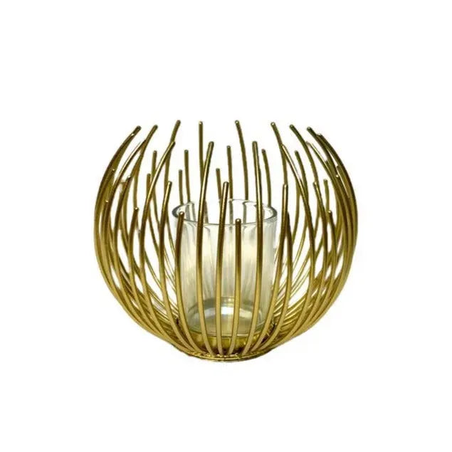 Metal Wire Candle Holder